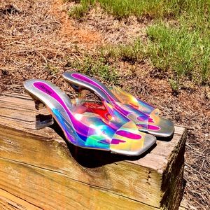 Vintage Holographic 90s Heels